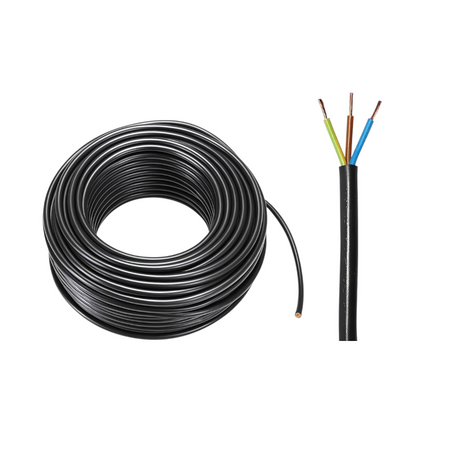 PVC-Leitung / Schlauchleitung H05VV-F | 3x1,5mm² bis 5x2,5mm² | 1 Meter - 50 Meter