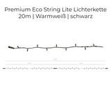 MK-Illumination LED-String Lite – Warmweiß / weiß – 230 V QUICK FIX® QF+ System