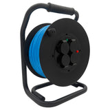 SANOS Kabeltrommel LED-Spannungsanzeige - Gummileitung PUR H07BQ-F 3G1,5mm² - 3G2,5mm² | 20 - 40 Meter | Made in Germany