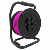 SANOS Kabeltrommel LED-Spannungsanzeige - Gummileitung PUR H07BQ-F 3G1,5mm² - 3G2,5mm² | 20 - 40 Meter | Made in Germany