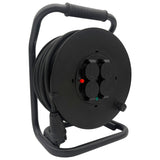 SANOS Kabeltrommel LED-Spannungsanzeige - Gummileitung H07RN-F 3G1,5mm² - 3G2,5mm² | 20 - 40 Meter | Made in Germany