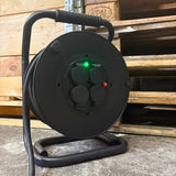 SANOS Kabeltrommel LED-Spannungsanzeige - Gummileitung H07RN-F 3G1,5mm² - 3G2,5mm² | 20 - 40 Meter | Made in Germany