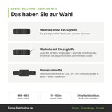 Auswahlhilfe Wellrohr: Größe, Ausführung mit oder ohne Einzughilfe, Universalmuffe