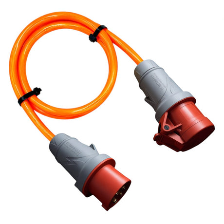 Mennekes CEE-Verlängerung 16A/32A - 400V - 5-polig | PUR Gummileitung H07BQ-F 5G1,5mm² - 5G6mm² | 1,00 bis 50,00 Meter | verschiedene Farben