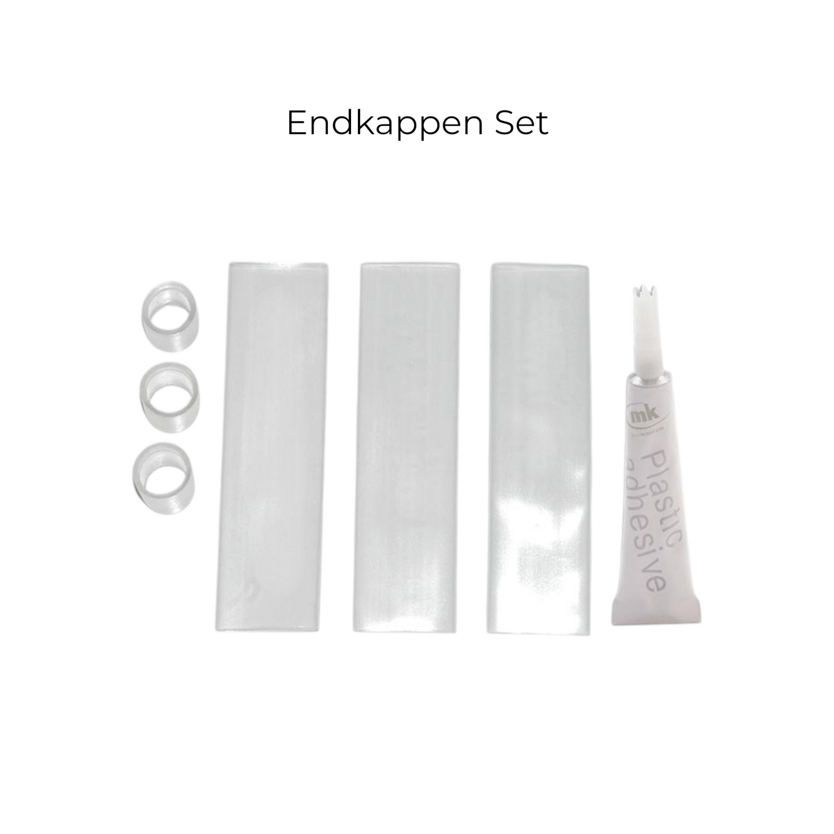 MK Illumination Rope Light Endkappen-Set – Endkappen, Schrumpfschläuche & Kleber