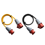 Mennekes CEE-Verlängerung 16A/32A - 400V - 5-polig | Gummileitung H07RN-F 5G1,5mm² - 5G6mm² | 1,00 bis 50,00 Meter | verschiedene Farben