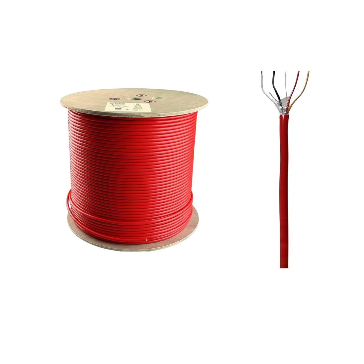 Brandmeldeleitung J-Y(ST)Y – 2 × 2 × 0,8 mm – 1-500 Meter