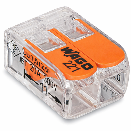 WAGO Verbindungsklemmen – Serie 221 / 222 / 2273 – verschiedene Ausführungen