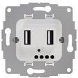 2USB 106523 USB-Steckdose mit 19 W, 3,8 A, reinweiß glänzend - Sanos-Elektroshop.de