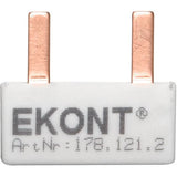 1-Phasen-Stiftschiene geschlossen, 2 Module, gerade, 30 mm lang - Sanos-Elektroshop.de