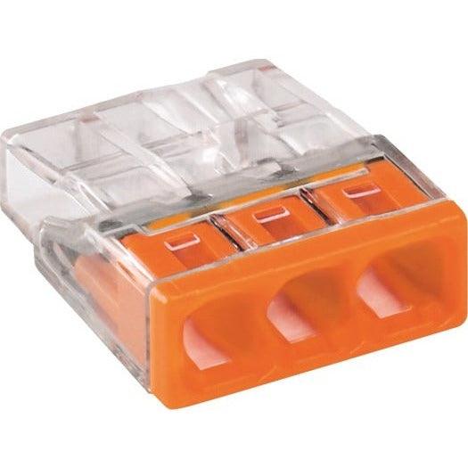 WAGO 2273-203, WAGO-Steckklemme 3x0, 5-2, 5mm², transparent, 100 Stück - Sanos-Elektroshop.de