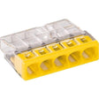 WAGO 2273-205, WAGO-Steckklemme 5x0, 5-2, 5mm², transparent, 100 Stück - Sanos-Elektroshop.de