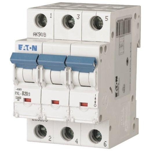 EATON PXL-B20/3 - Leitungsschutzschalter, 20 A, 3p, Charakteristik: B, 236393 - Sanos-Elektroshop.de