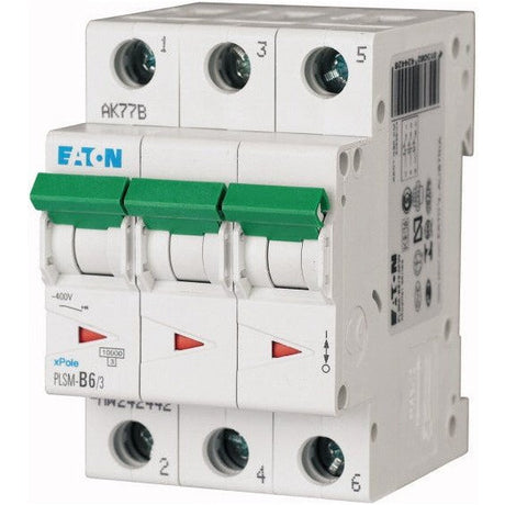 EATON PLSM-B6/3-MW - Leitungsschutzschalter, 6 A, 3p, Charakteristik: B, 242442 - Sanos-Elektroshop.de