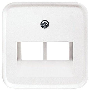 Busch Jäger 2CKA001753A8402 UAE Abdeckung 2-fach Reflex SI alpinweiß (1803-02-214) - Sanos-Elektroshop.de