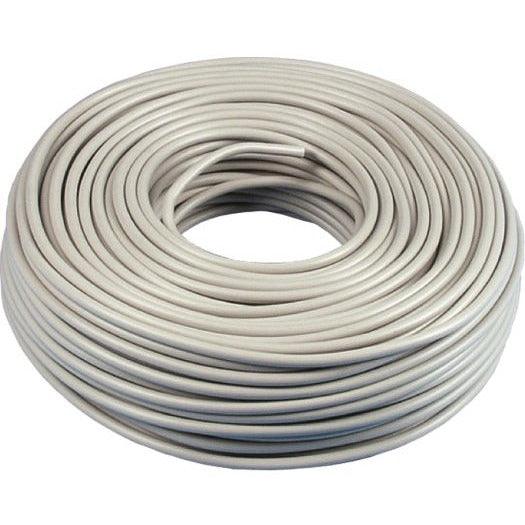 Feuchtraum-Leitung NYM-J 3x2,5 mm² als 50-m-Ring, grauer PVC-Mantel, 300/500 V