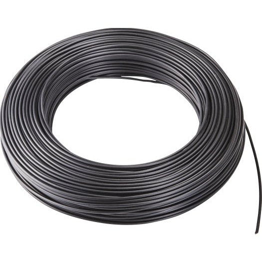 PVC-Aderleitung H07V-U 1,5 mm² starr, schwarz 100m Ring - Sanos-Elektroshop.de