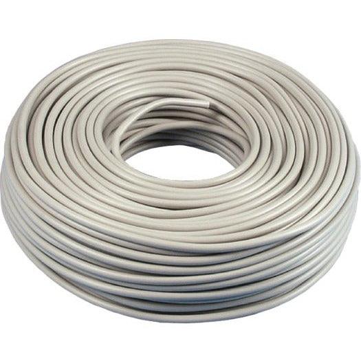 Feuchtraum-Leitung NYM-J 5x2,5 mm² als 100-m-Ring, 5-adrig, grauer PVC-Mantel