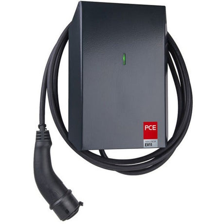 Wallbox EV11 5m Ladekabel Typ2 11kW, PCE 370100 - Sanos-Elektroshop.de