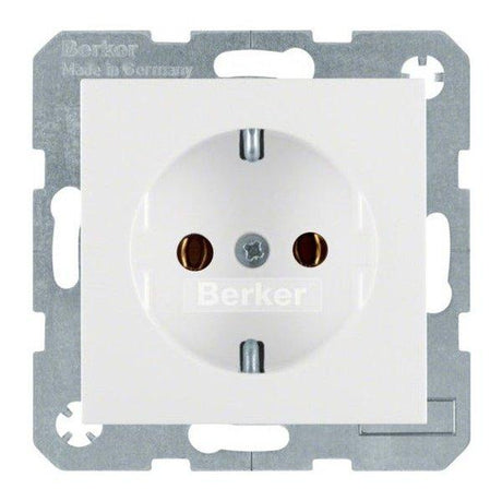 Berker 47438989 S.1 Schuko-Steckdose polarweiß glänzend - Sanos-Elektroshop.de