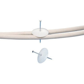 DEWIT 900062 Nagelscheibe 34mm mit Nagel, 3x60mm gestiftet, 100 Stück - Sanos-Elektroshop.de