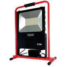 Mobiler Premium LED Strahler 150W IP54 3m Zuleitung ca. 11.000 lm - mit Gestell - Sanos-Elektroshop.de