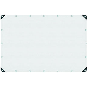 PE-Gewebeplane 180, weiß, 8 x 10 Meter, reißfest, wetter- und UV-beständig - Sanos-Elektroshop.de